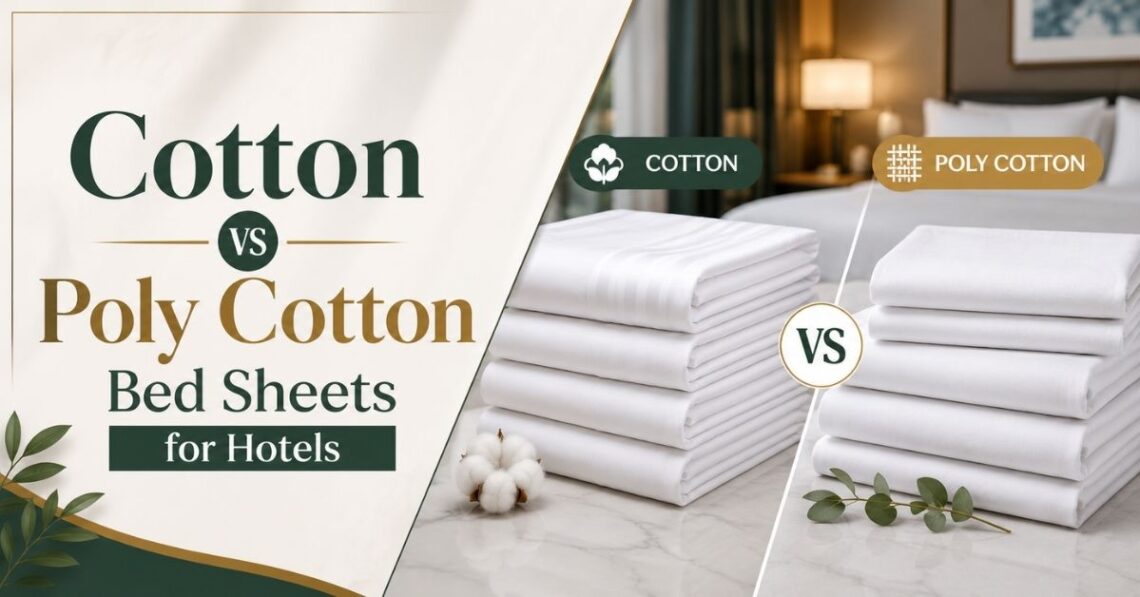 Cotton vs Poly Cotton Bed Sheets for Hotels