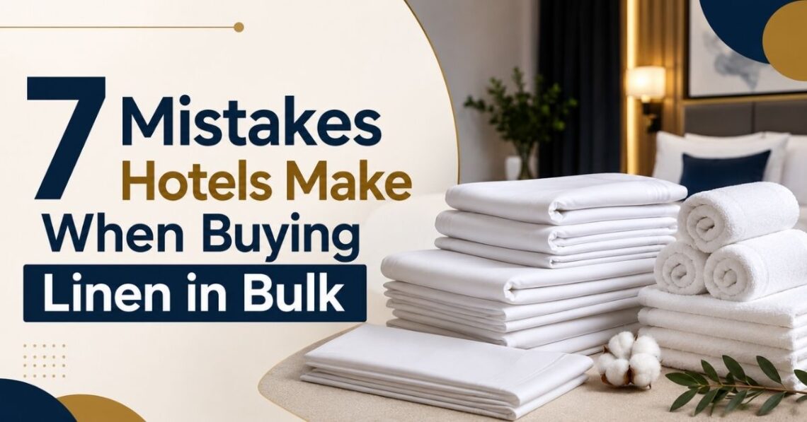 7 Mistakes Hotels Make When Buying Linen in Bulk