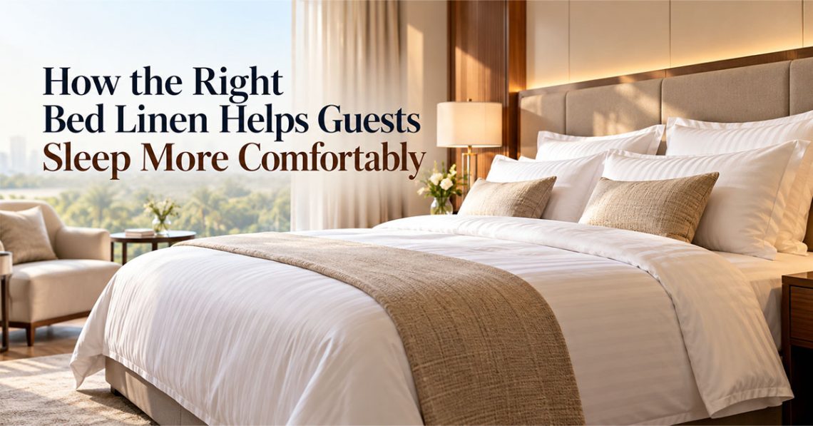 How the Right Bed Linen Helps Guests Sleep More Comfortably