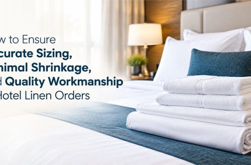 How to Ensure Accurate Sizing, Minimal Shrinkage, and Quality Workmanship in Hotel Linen Orders