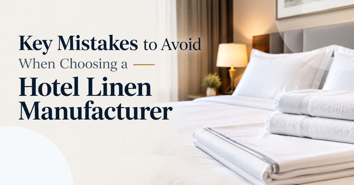 Key Mistakes to Avoid When Choosing a Hotel Linen Manufacture
